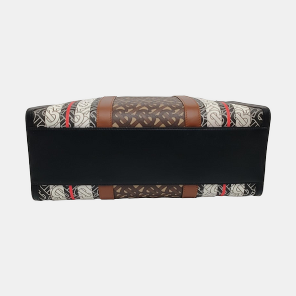 MONOGRAM Small Coated Canvas Brown