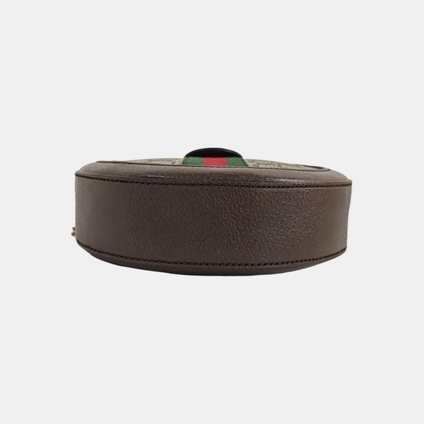 Ophidia Mini Monogram Coated Canvas Beige