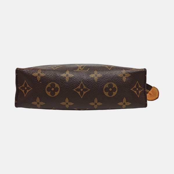 TOILET POCKET 19 Monogram Coated Canvas Brown