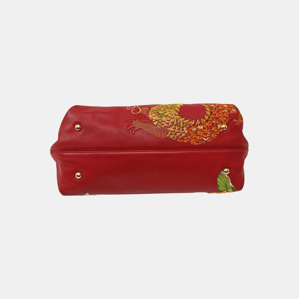 Sophia Calfskin Red
