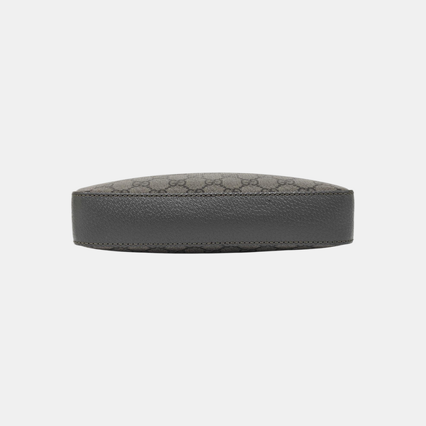 Ophidia Large Monogram Coated Canvas Gray