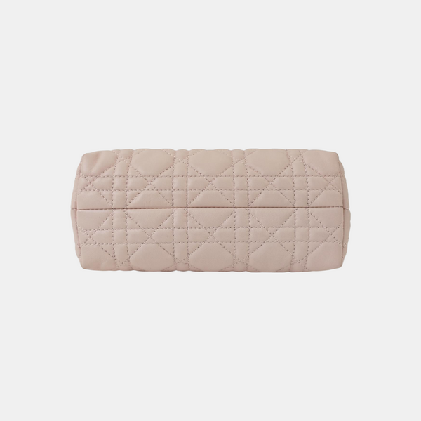 Jolie Top Handle Mini Cannage Lambskin Pink