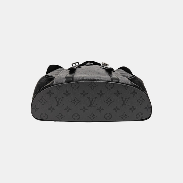 CHRISTOPHER PM Monogram Coated Canvas Gray