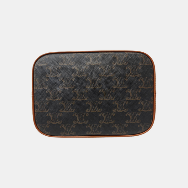 TRIOMPHE CANVAS Small Coated Canvas Brown