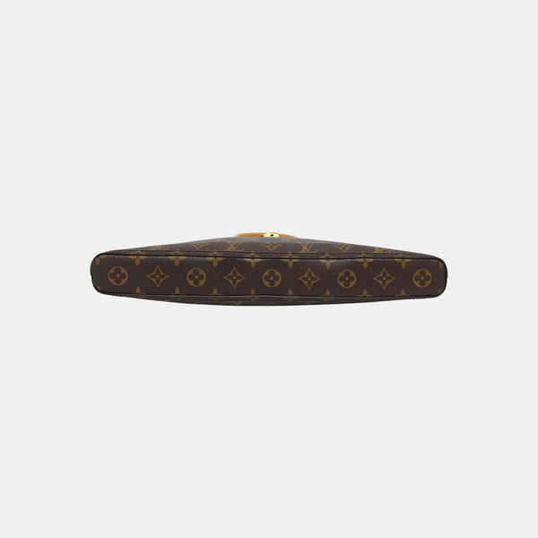 MOON ALMA Monogram Coated Canvas Brown