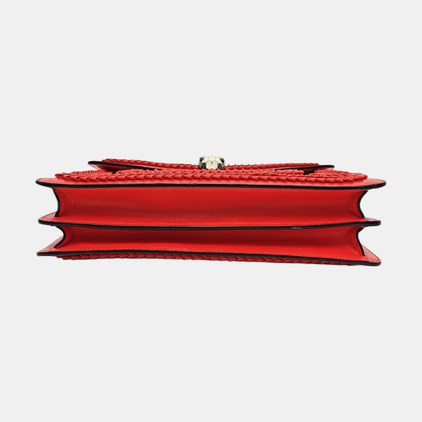 SERPENTI FOREVER Medium Calfskin Red