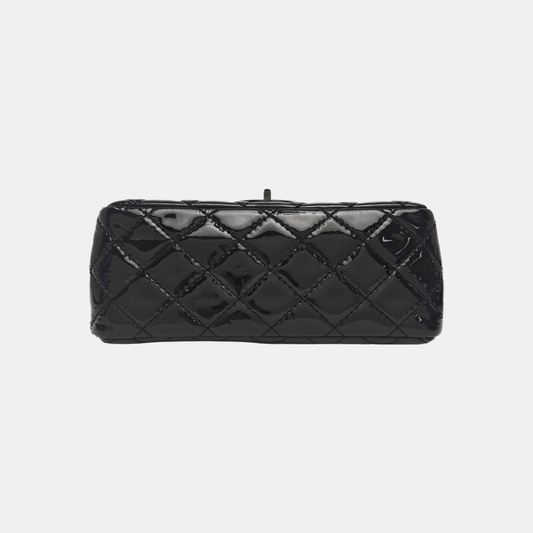 2.55 224 (mini) Quilted Patent Calfskin Black