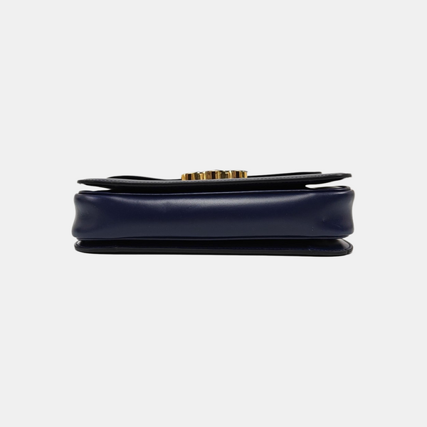 Authenticated pre-owned TRIOMPHE Medium Calfskin Blue - Crossbody Bag at Looply