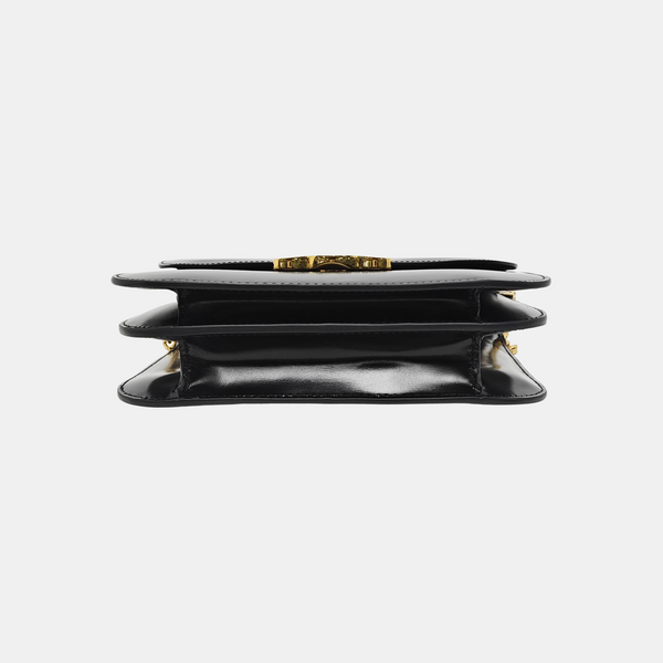 TRIOMPHE Medium Calfskin Black