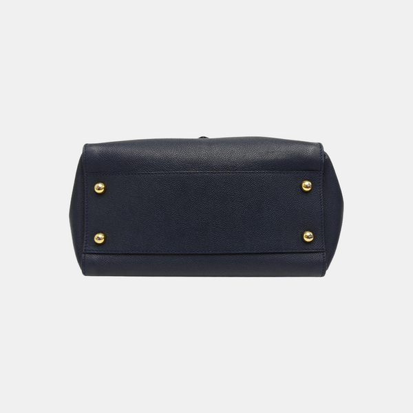 Buckle Calfskin Blue
