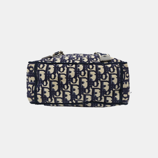 Oblique Canvas Backpack Blue