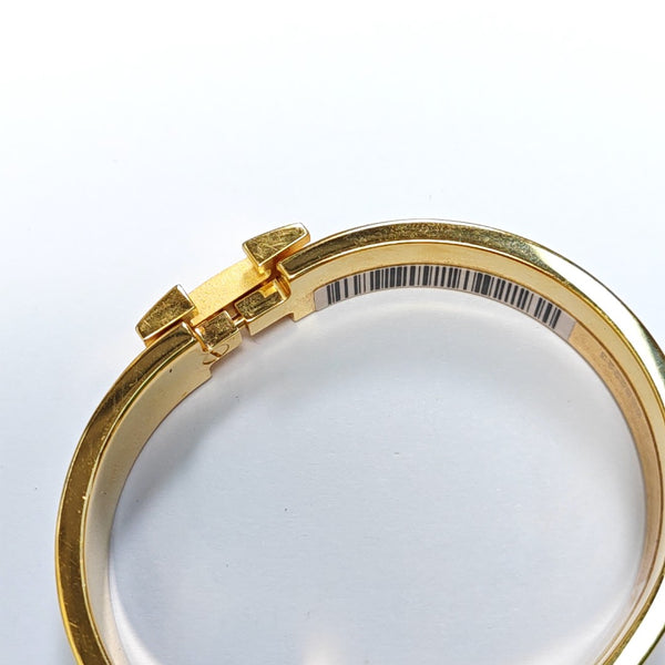 Clic H Metal Gold Bangle