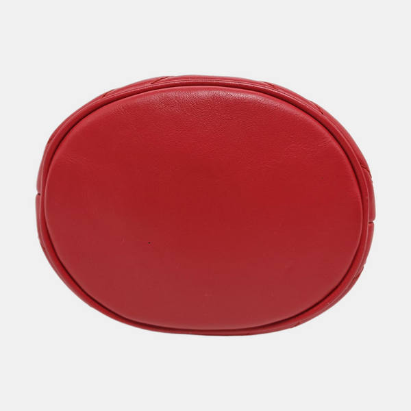 GG Marmont Mini Quilted Calfskin Red