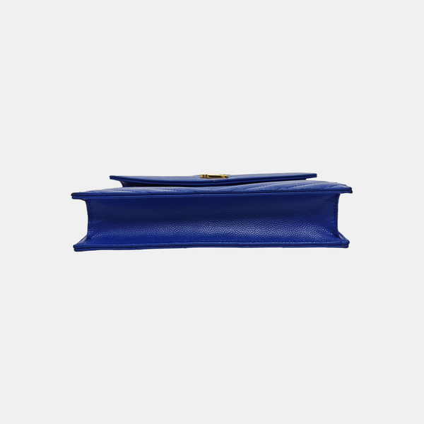 MONOGRAM WOC Chevron Calfskin Blue