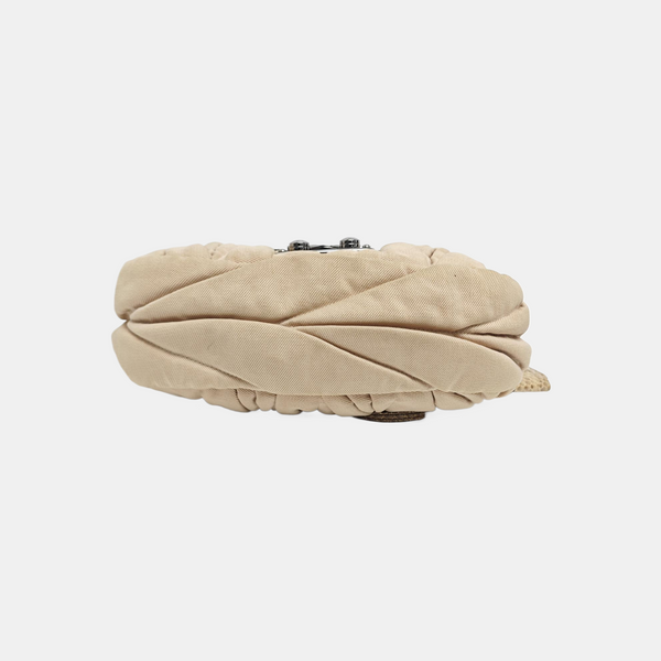 Canvas Shoulder Bag Beige