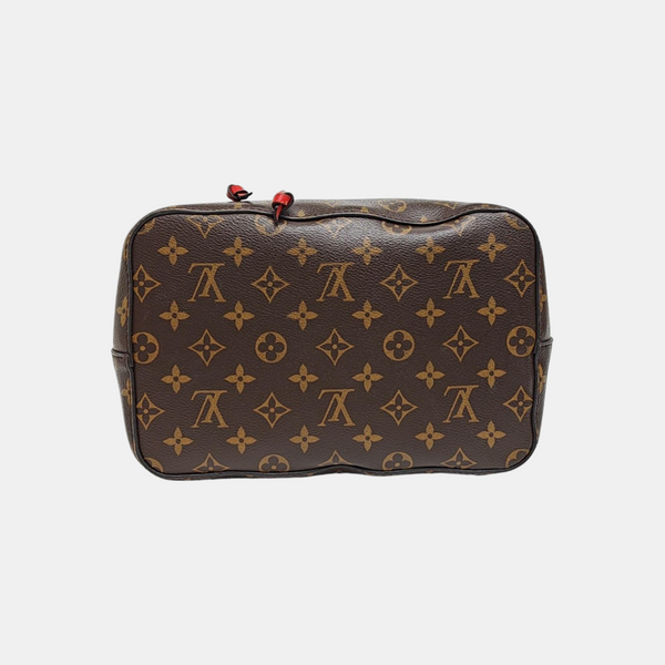 NÉONOÉ MM Monogram Coated Canvas Brown
