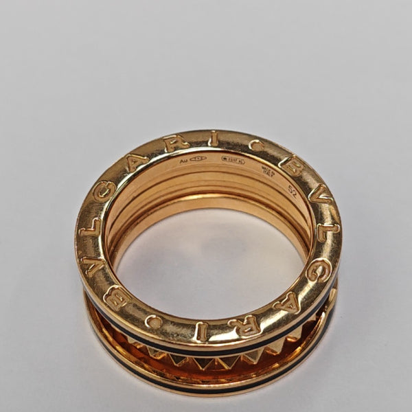 B.ZERO1 18k Rose Gold Ring EU 52