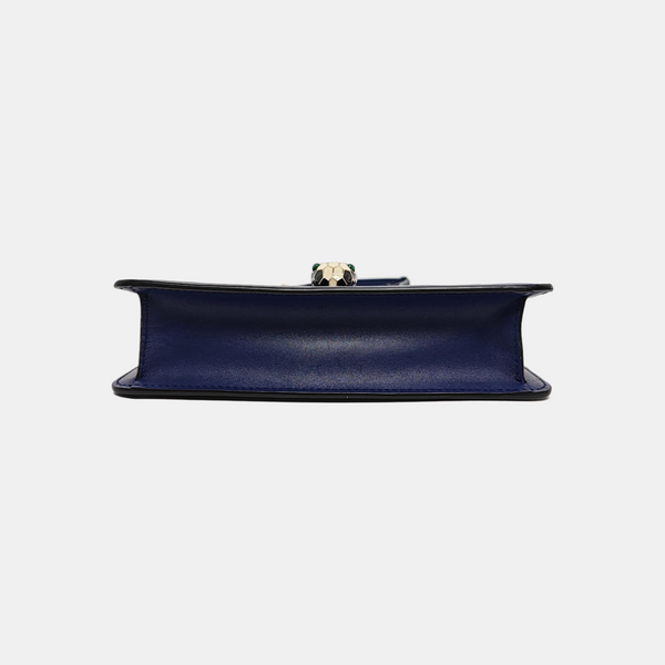 SERPENTI FOREVER Small Quilted Calfskin Blue