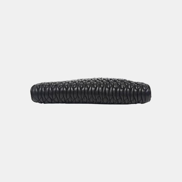 Matelassé Quilted Lambskin Black