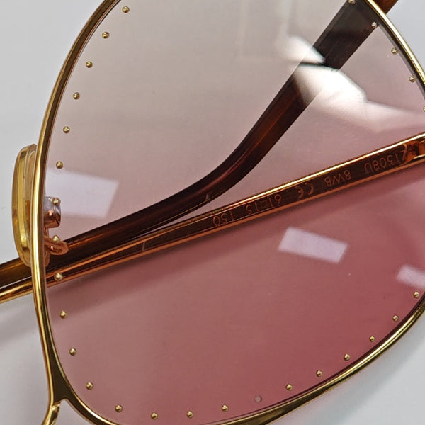 Metal Sunglasses Red