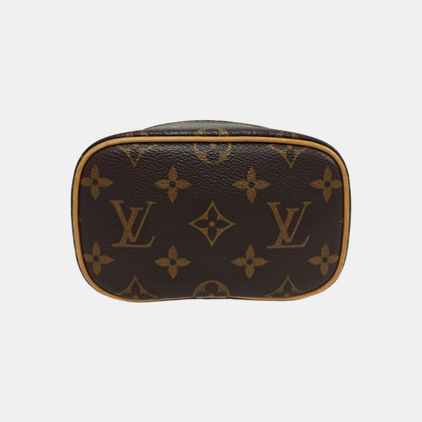 NICE Super Mini Monogram Coated Canvas Brown