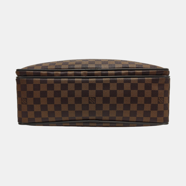ICARE Damier Ebene Coated Canvas Brown