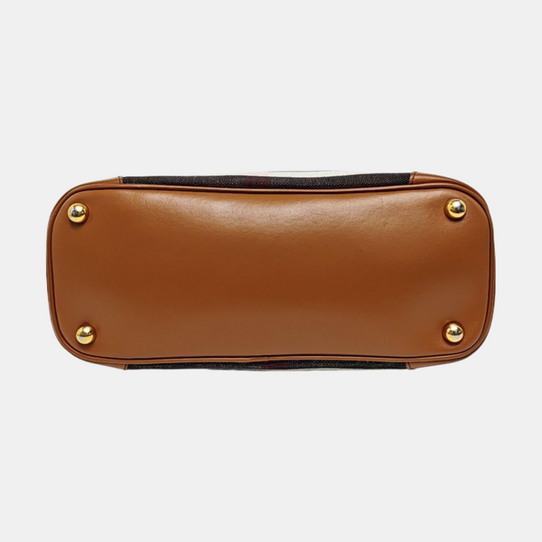 Canvas Shoulder Bag Brown