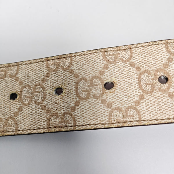 Leather Belt Beige