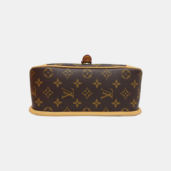 DIANE Monogram Coated Canvas Brown