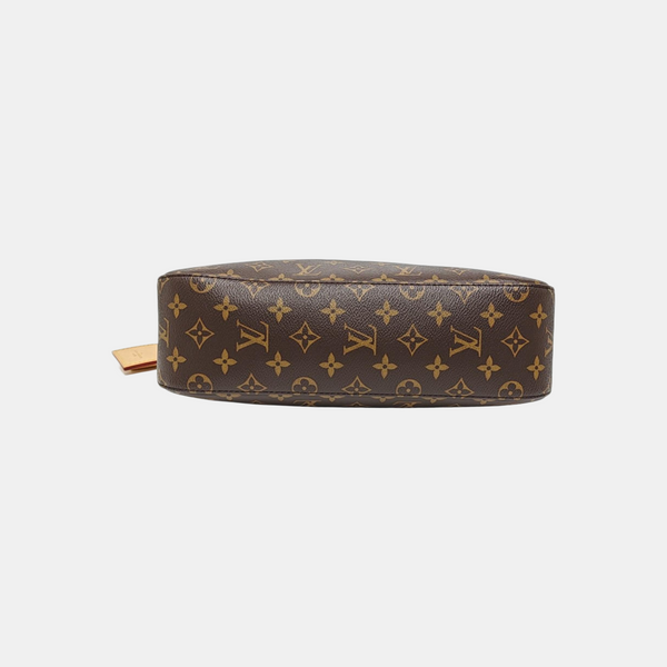 SLOUCHY PM Monogram Coated Canvas Brown