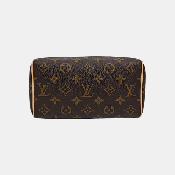 SPEEDY 20 Monogram Coated Canvas Brown
