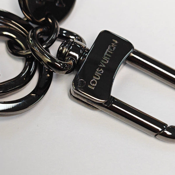 Coated Canvas Bag Charm Black