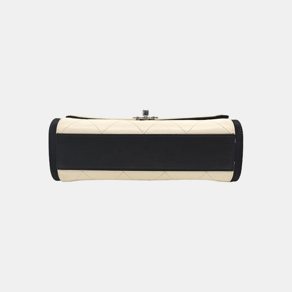 Quilted Calfskin Shoulder Bag Beige
