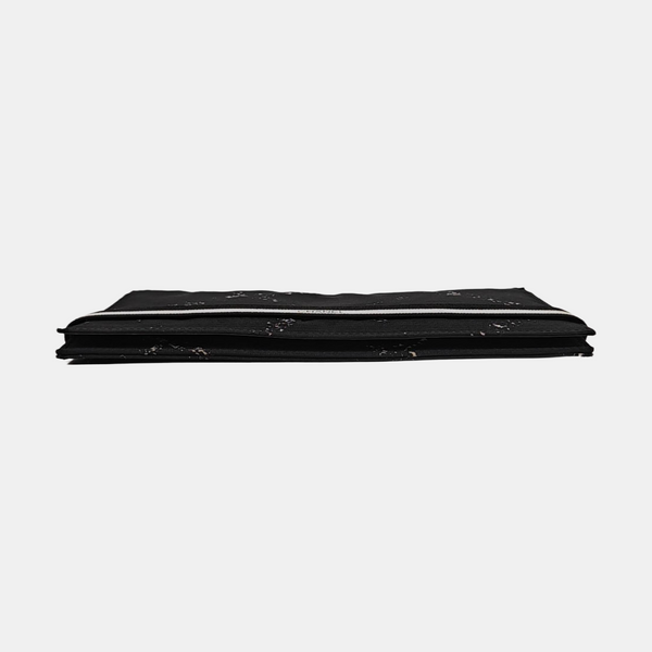 Quilted Nylon Wallet Black