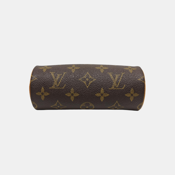 PAPILLON Mini Monogram Coated Canvas Brown