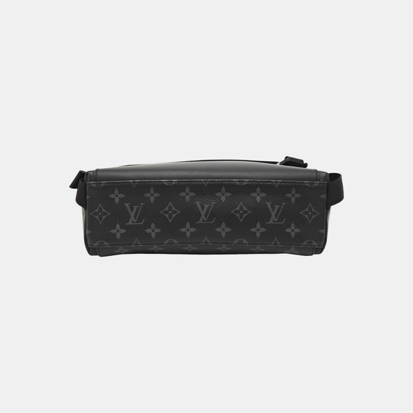 VOYAGER PM Monogram Coated Canvas Black