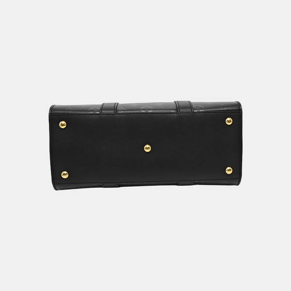 VERY MM Monogram Calfskin Black