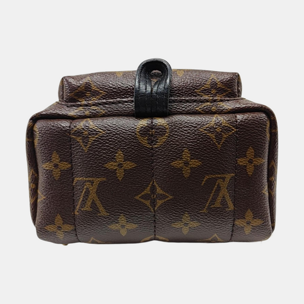 PALM SPRINGS Mini Monogram Coated Canvas Brown