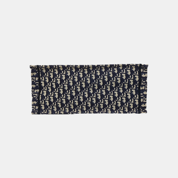 Book Tote Large Oblique Canvas Blue