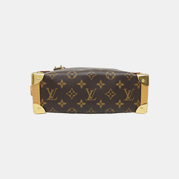 SIDE TRUNK MM Monogram Coated Canvas Brown