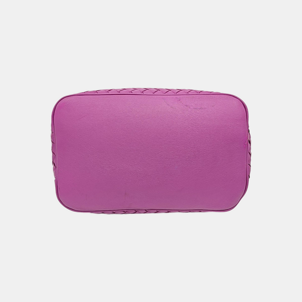 Calfskin Bucket Bag Purple