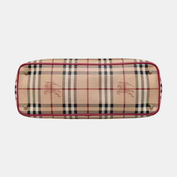 Nova Check Coated Canvas Brown