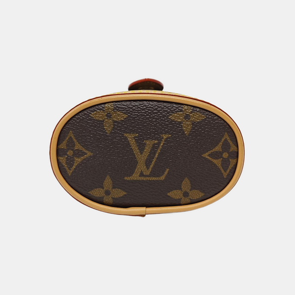 FOLD ME Monogram Coated Canvas Brown