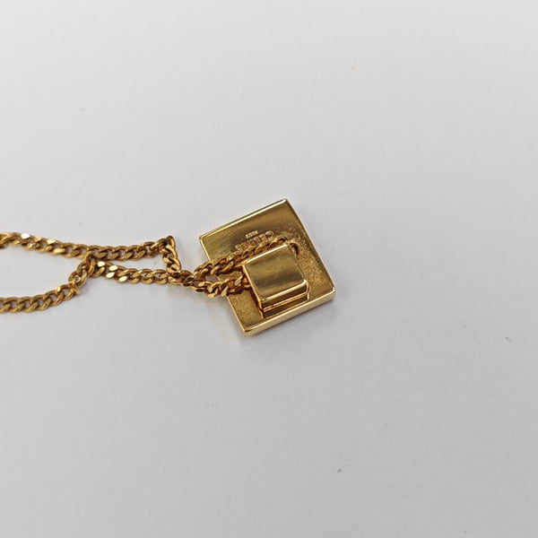 ALPHABET Crystal Gold Necklace