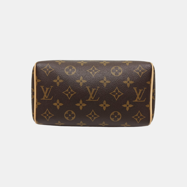 SPEEDY 20 Monogram Coated Canvas Brown
