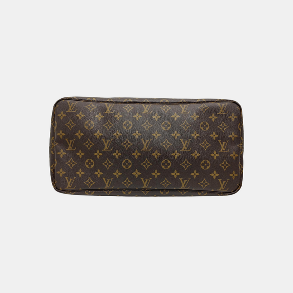 NEVERFULL GM Monogram Coated Canvas Brown