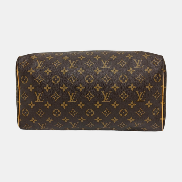 SPEEDY 35 Lona Revestida Monogram Marrón