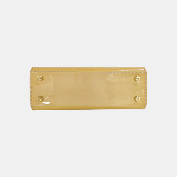 BREA MM Monogram Patent Leather Yellow