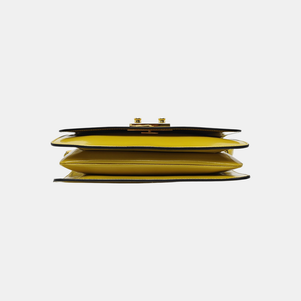 Calfskin Shoulder Bag Yellow