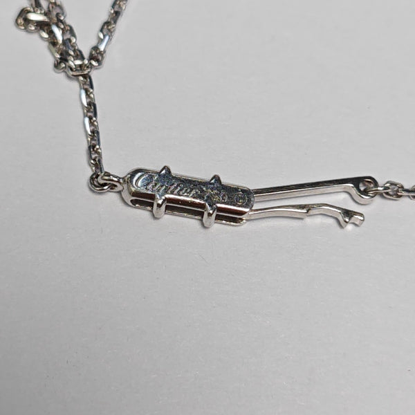 18k White Gold Silver Necklace
